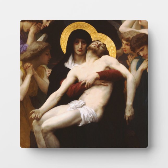 Bouguereau Pieta Plaque (Front)