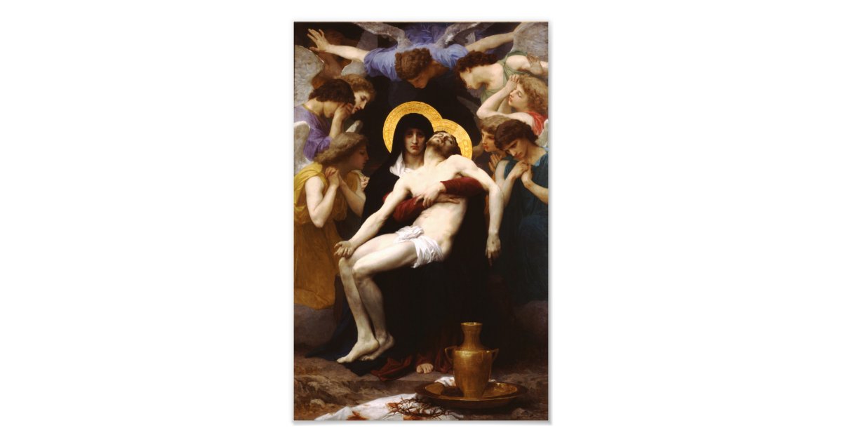 Bouguereau Pieta Print Zazzle