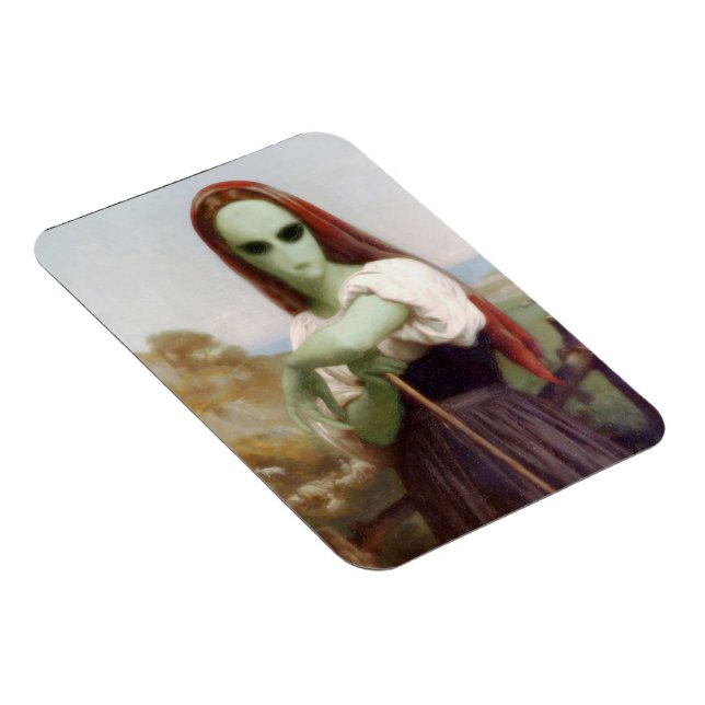 Bouguereau Shepherdess Alien Magnet (Right Side)