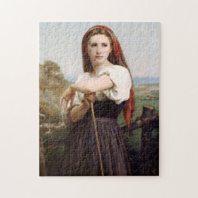 Bouguereau Shepherdess Puzzle (Vertical)