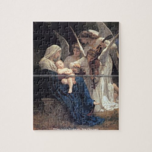 Bouguereau _ Song of the Angels lg Jigsaw Puzzle