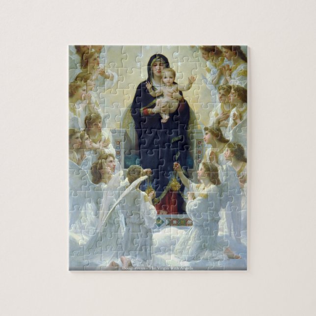 Bouguereau - The Virgin With Angels Jigsaw Puzzle (Vertical)