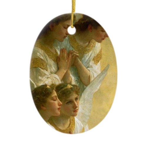Bouguereau's Angels Ceramic Ornament