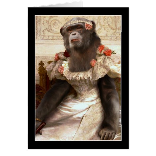 Bouguereau's Chimp Cards (Front)