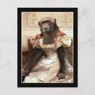 Bouguereau's Chimp Postcard