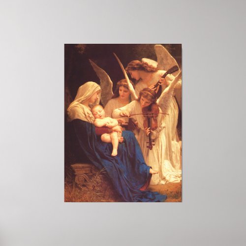 Bouguereaus Classic Painting Song of the Angels Canvas Print