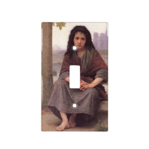 Bouguereau's Classic Painting: The Bohemian (1890) Light Switch Cover