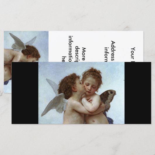 Bouguereau's L'Amour et Psyche, enfants (Cupid) (Front/Back)