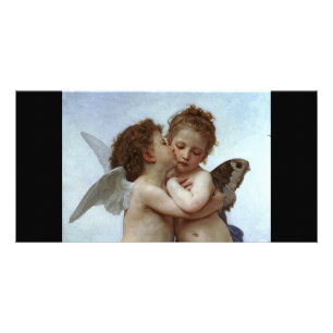Bouguereau's L'Amour et Psyche, enfants (Cupid) Card