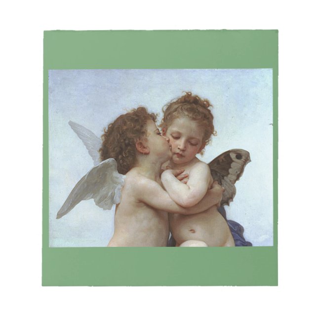 Bouguereau's L'Amour et Psyche, enfants (Cupid) Notepad (Front)