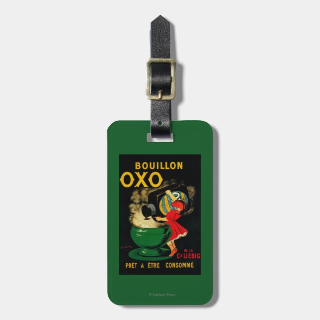 Bouillon OXO Vintage PoseterEurope Luggage Tag (Front Vertical)