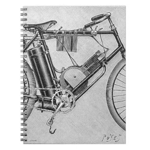 Bouilly Motorcycle, 1895 Notebook