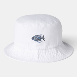 Boujee Black Fish Bucket Hat