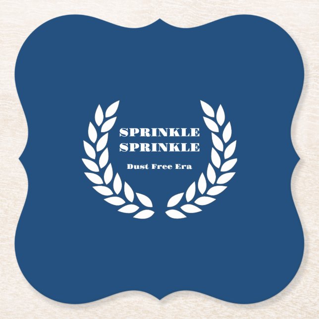 Boujee Blues Paper Coasters (Front)