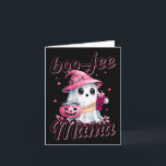 Boujee Boo Jee Spooky Ghost Pink Halloween Pumpkin Card<br><div class="desc">Boujee Boo Jee Spooky Ghost Pink Halloween Pumpkin Costumes 1</div>