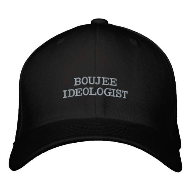 BOUJEE IDEOLOGIST (TM)-HATS EMBROIDERED BASEBALL CAP (Front)