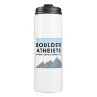 Boulder Atheists Logo Thermal Tumbler