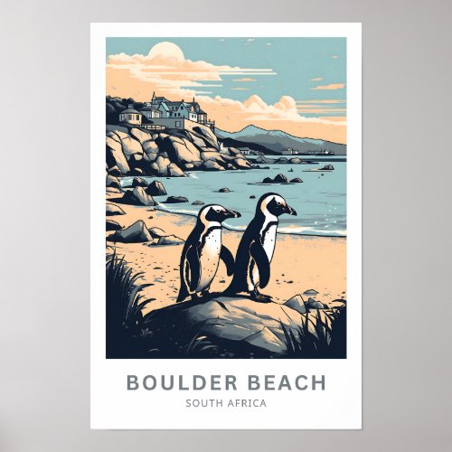 Boulder Beach South Africa Travel Print