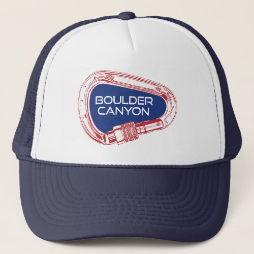 Boulder Canyon Colorado Climbing Carabiner Trucker Hat