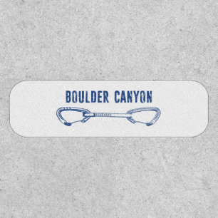 Boulder Canyon Colorado Climbing Quickdraw Patch