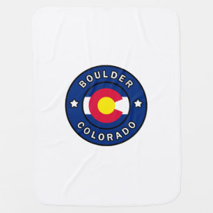Boulder Colorado Baby Blanket
