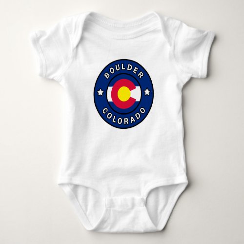 Boulder Colorado Baby Bodysuit