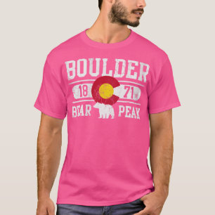 Boulder Colorado Bear Peak Vintage Fade T-Shirt