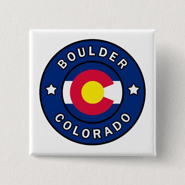 Boulder Colorado Button (Front)