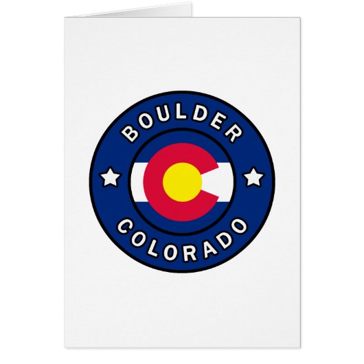 Boulder Colorado Cards (Front)