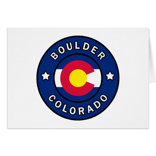 Boulder Colorado Cards (Front Horizontal)