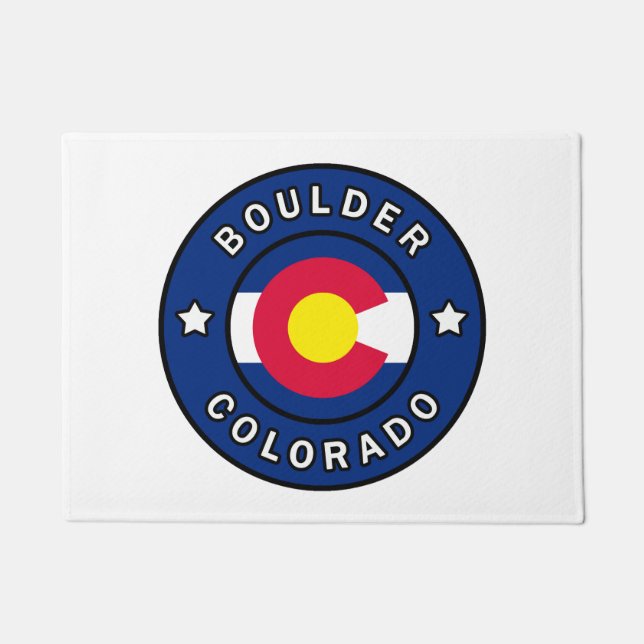 Boulder Colorado Doormat (Front)