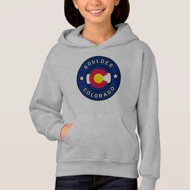 Boulder Colorado Hoodie (Front)