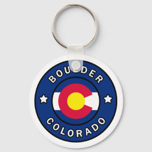 Boulder Colorado Keychain