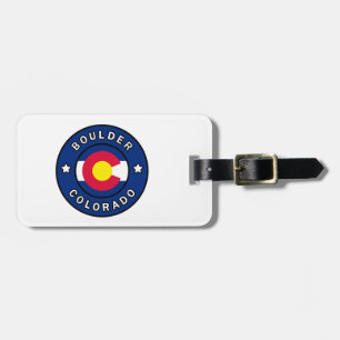 Boulder Colorado Luggage Tag