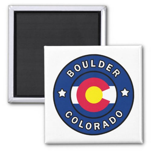 Boulder Colorado Magnet