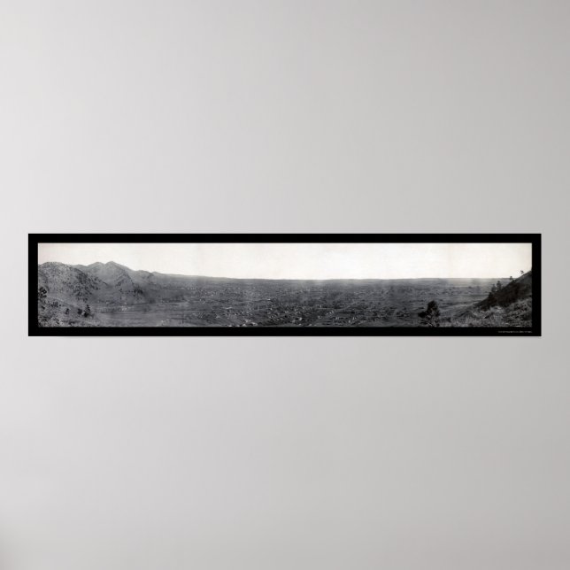 Boulder, Colorado Photo 1908 Poster (Front)