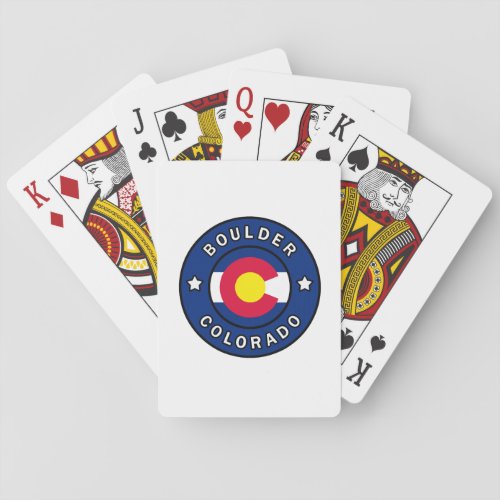 Boulder Colorado Playing Cards