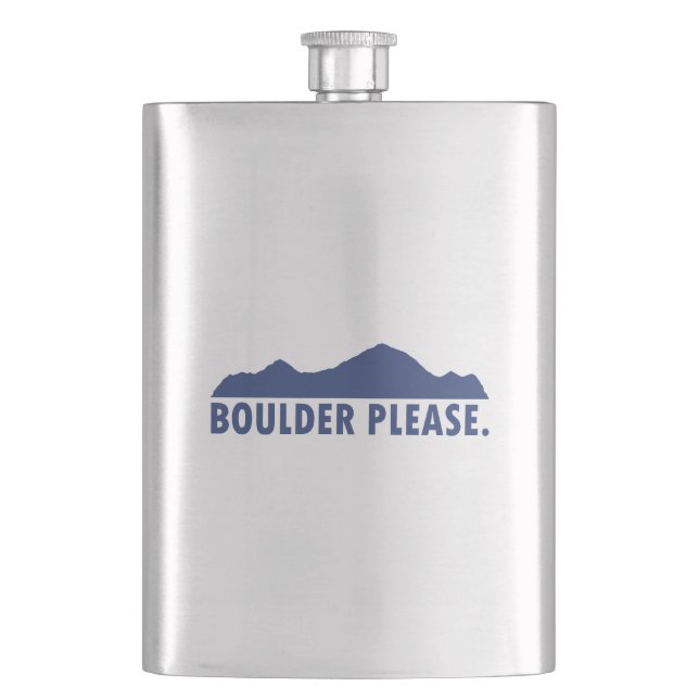 Boulder Colorado Please Flask (Front)