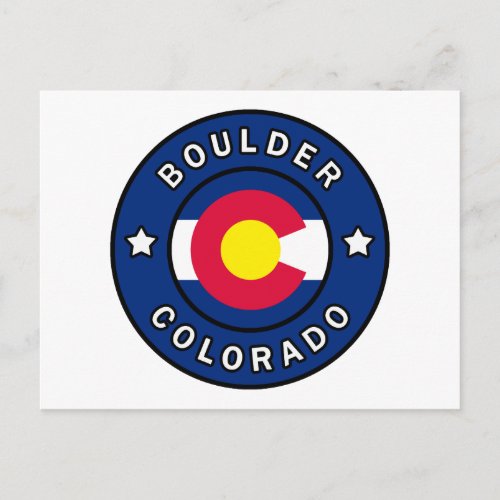 Boulder Colorado Postcard