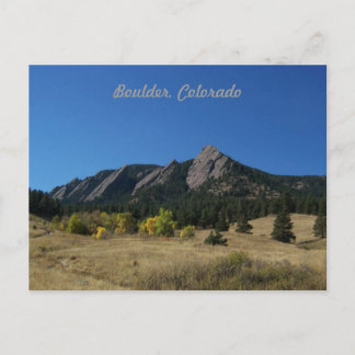 Boulder Colorado Postcard