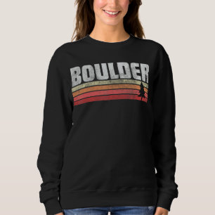 Boulder Colorado Retro Style Vintage 70s 80s 90s Sweatshirt