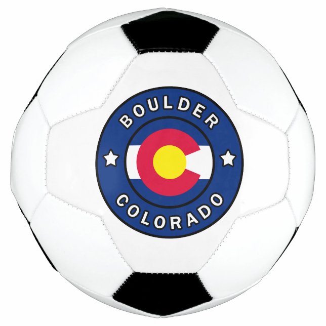 Boulder Colorado Soccer Ball (Front)