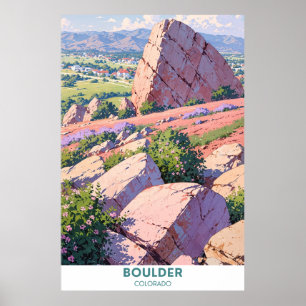 Boulder- Colorado State Park Poster