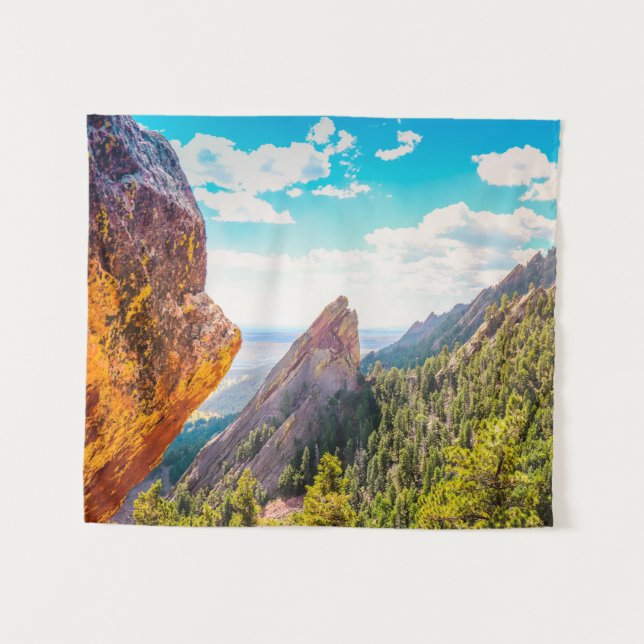 Boulder Colorado Tapestry (Front (Horizontal))