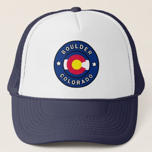 Boulder Colorado Trucker Hat