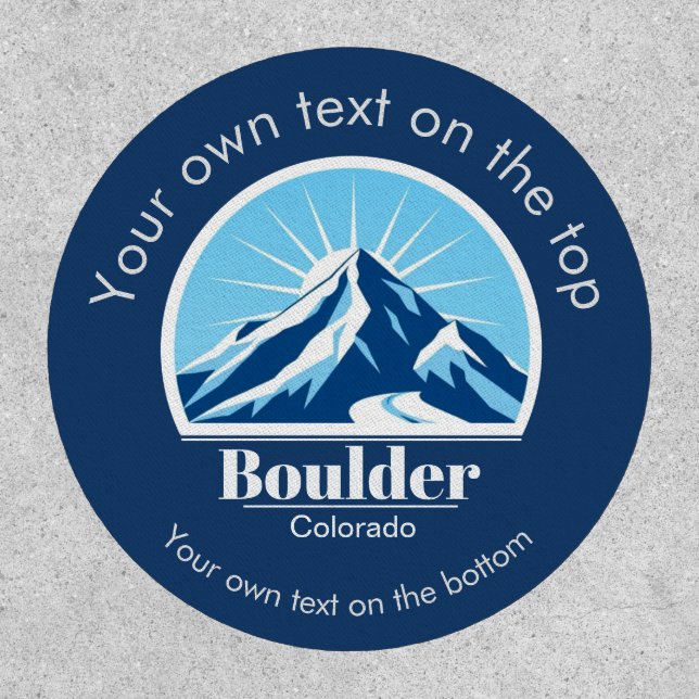 Boulder Colorado usa ski resort  Patch (Front)