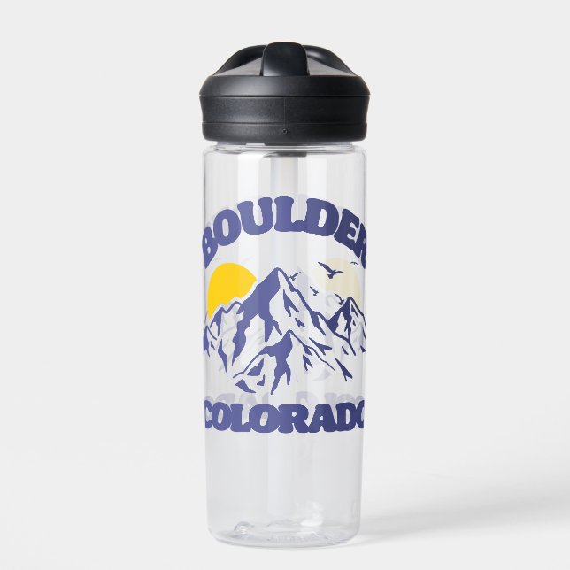 Boulder,Colorado Water Bottle (Front)