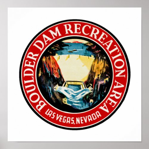 Boulder Dam Recreation Area Poster