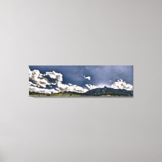 Boulder Flatirons Canvas Print