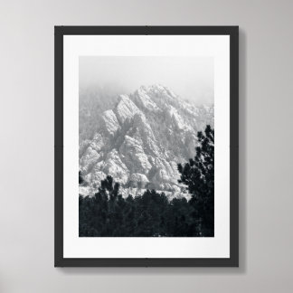 Boulder Fog - Nebel Horn - Photograph Framed Art